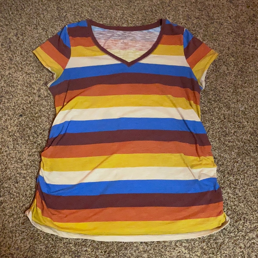 A:Glow Short Sleeve Maternity Top